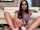 brunette stockings footjob