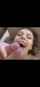 blowjob cum on face blonde