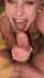 amateur blonde blowjob