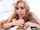 yellow fishnet purple heels evilangel