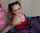 pigtail girl wake up go to the kitchen in red