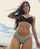 big tits brunette beach