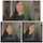 green black hair glasses teen