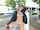 blonde cute public