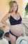 blonde pregnant model