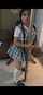 black strip pole schoolgirl uniform