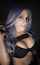 purple hair nice tits model