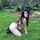 nature black hair pale