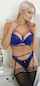 blonde lingerie stockings