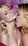 blondes lesbians kissing
