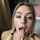 facial blonde blowjob