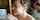 teen brunette facial