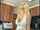 blonde boobs kitchen