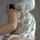 reverse cowgirl white hair lingerie