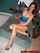 redhead blowjob long legs