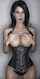 corset brunette hot