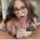 porn ad glasses brunette
