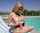 blonde porn ad outdoors