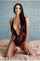 beauty brunette lingerie