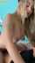 jumping blonde amateur