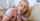 blond blowjob fishnets