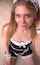 maid blonde teen