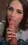 blowjob brunette pov