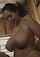 dark hair big tit spit