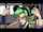 green hair doggy anime