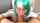 blowjob green hair teen