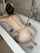 bath ass brunette