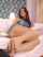 brunette feet footjob