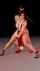 cowgirl red dress pony tail