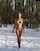 blonde snow outdoors