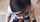 glasses blowjob brunette