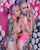 blonde cute pink