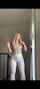 blonde leggings tight