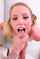 petite blonde cumshot
