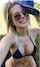 blonde big boobs bikini