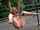 blonde public outdoor
