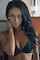 ebony lingerie model