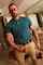 amateur green shirt stripes