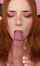 redhead deep throat pov