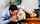 naughty secretary doggy style bent on table