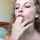 camgirl blonde drool