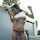 brunette fitness fit