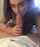 blowjob straight brunette
