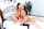 threesome lesbians kissing