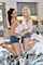 lesbian blonde brunette