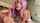 pink hair blowjob eye contact